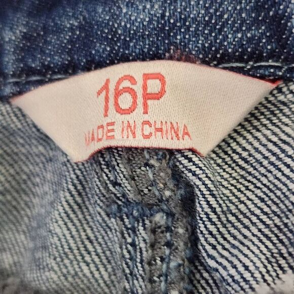 Laurie Felt Floral Cropped Jeans Size 16 Petite Classic Boyfriend Jeans - Picture 8 of 12